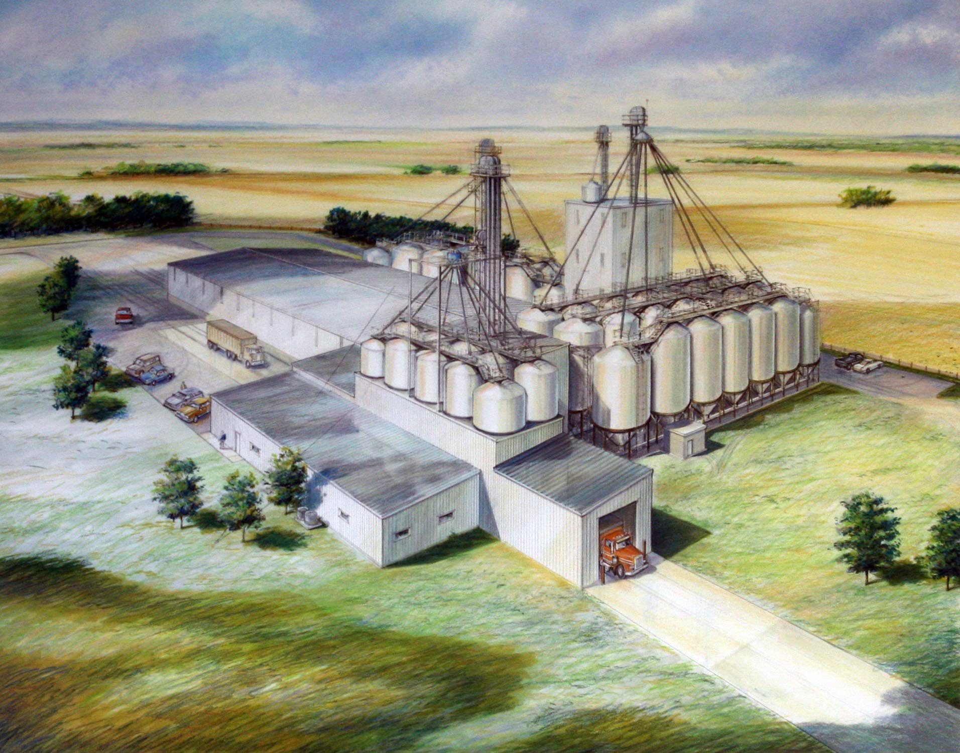 .Illustration of seed facility in Idaho Falls, Idaho